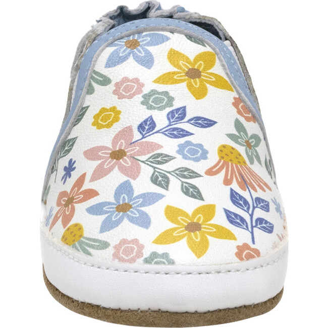 Bloom White Canvas Soft Sole - Crib Shoes - 3