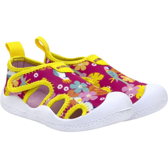 Aloha Vibes Bright Pink Spandex Water Shoe