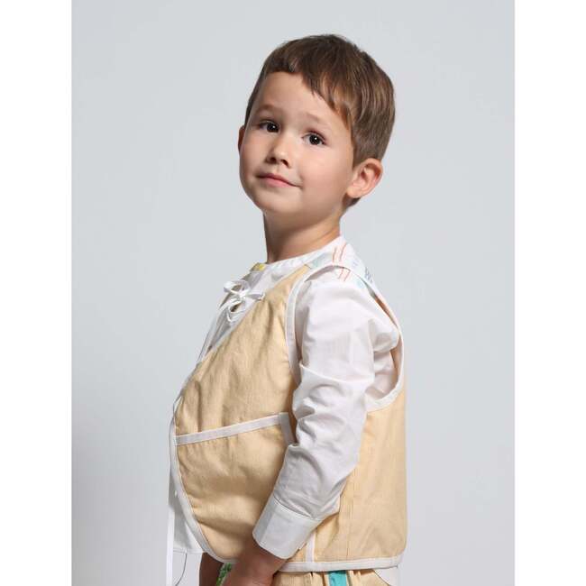 Tobias Padded Patchwork Vest, Petra Mix - Vests - 2