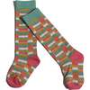 Samuel Intarsia Knee Socks, Bougainvillea Mix - Socks - 1 - thumbnail