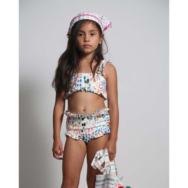 Misty Ruffled Tankini, Rainbow - Two Pieces - 2