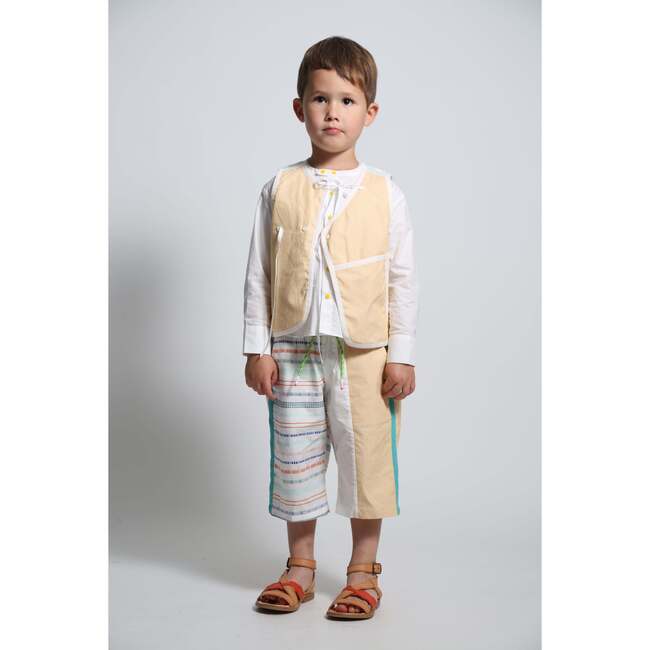 Tobias Padded Patchwork Vest, Petra Mix - Vests - 5