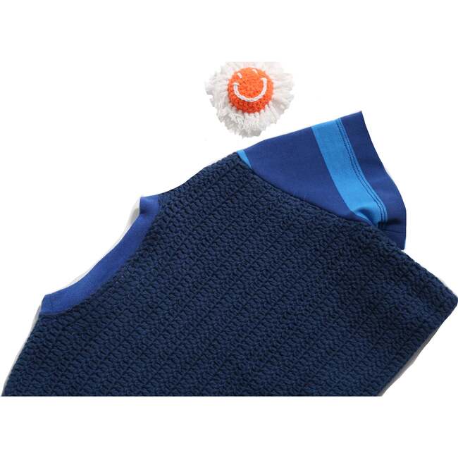 Athena Smiley Cropped Tee, Aegean Mix - T-Shirts - 6