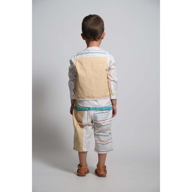 Tobias Padded Patchwork Vest, Petra Mix - Vests - 7