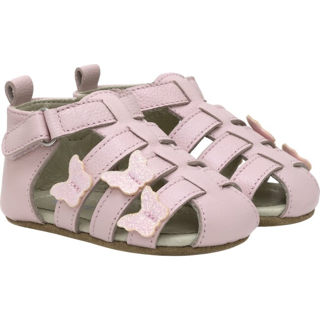 Mariposa Lt Pink Leather Sandal