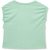 Tiered Embroidered Top, Green - T-Shirts - 2