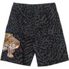 Tiger Striped Shorts, Gray - Shorts - 1 - thumbnail