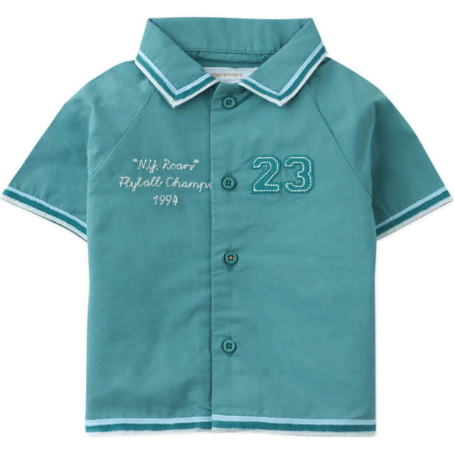 Baby Ansel Shirt With Tape Details, Green