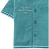 Baby Ansel Shirt With Tape Details, Green - Button Downs - 4