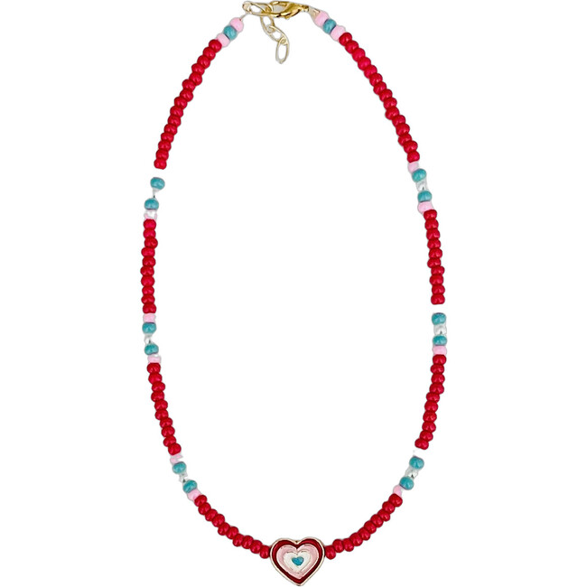 The Sweet Heart Necklace, Red