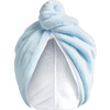 Blue Towel Hair Wrap - Bath Towels - 1 - thumbnail