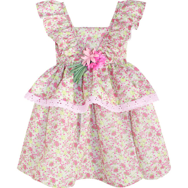 Meadowsweet Flower Dress, Pink