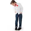 A Leading Role Child Heartbreaker White Shirt with Bow Tie - Costumes - 2