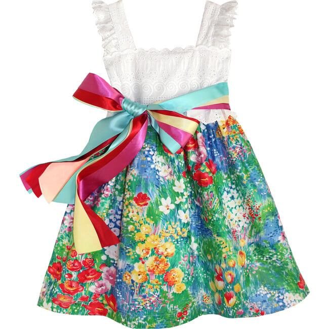 Wild Garden Dress, Multicolored