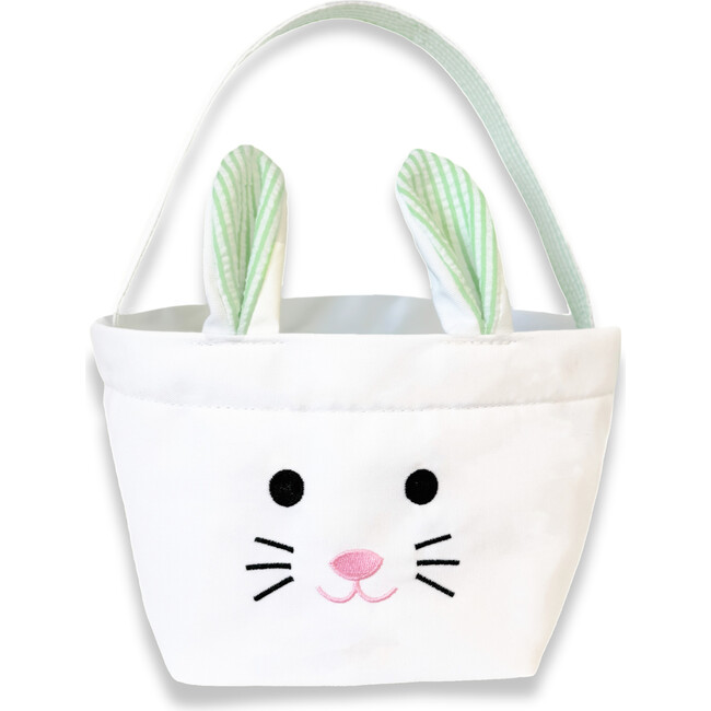 Bitty Bunny Basket, Green - Easter Baskets - 1