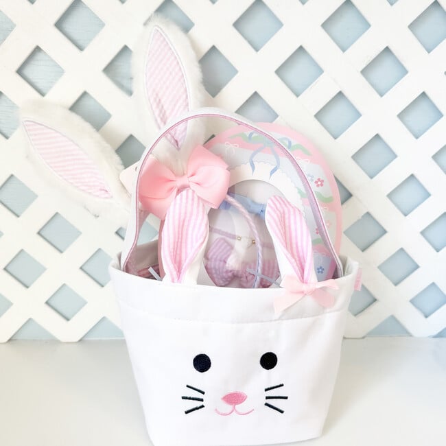 Bitty Bunny Basket, Pink - Easter Baskets - 2