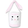 Seersucker Easter Bunny Bucket, Pink - Easter Baskets - 1 - thumbnail