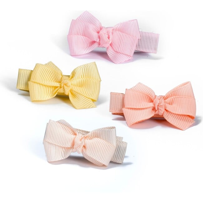 Baby Bows Pink Pastel Shades Hair Clips - Hair Accessories - 1