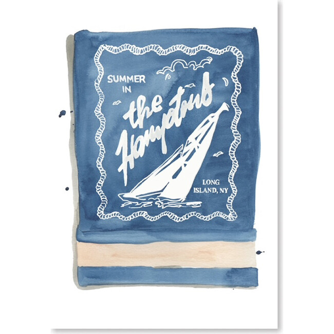 The Hamptons Matchbook, Blue Grey