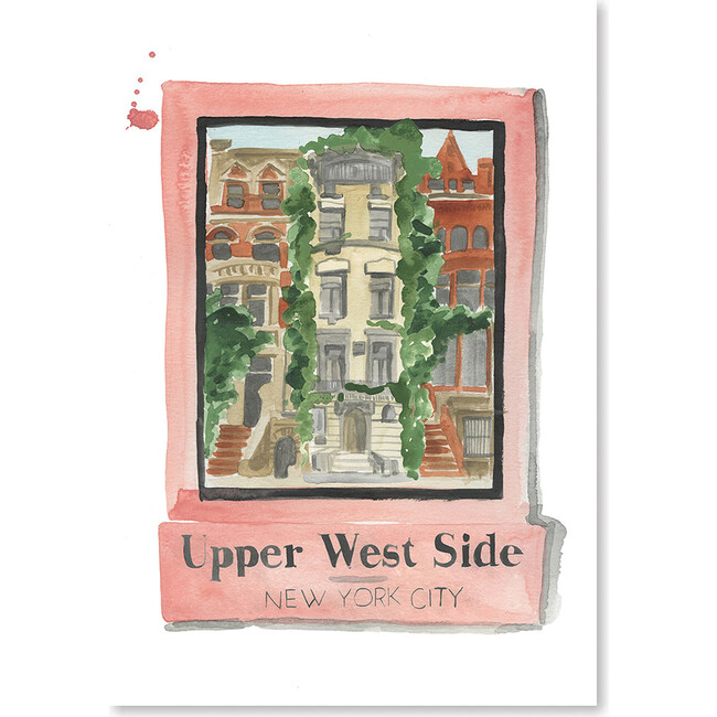 Upper West Side NYC Matchbook, Peach