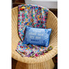 Try Me Needlepoint Pillow, Blue & White - Decorative Pillows - 4