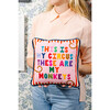 My Circus Needlepoint Pillow, Pink, Dark blue - Decorative Pillows - 3