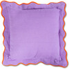 Darcy Linen Pillow, Lilac + Orange - Decorative Pillows - 1 - thumbnail