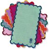 Icon Linen Cocktail Napkins Set of 6 - Kaleidoscope, Teal, Pink, Orange, Mint Green, Purple, Magenta - Tableware - 1 - thumbnail