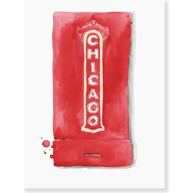 Chicago Matchbook, Red Peach