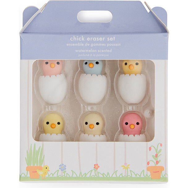 Chicks Eraser Set