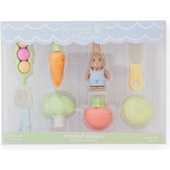 Bunnies In The Garden Eraser Set - Arts & Crafts - 1