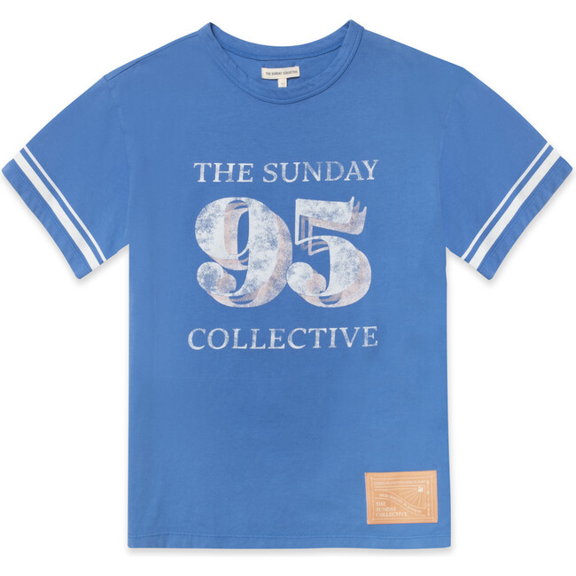 Organic Weekend Tee in Sonic Blue