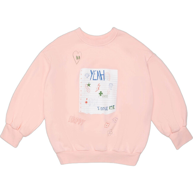 Organic Weekend Sweatshirt in Double Bubble Pink