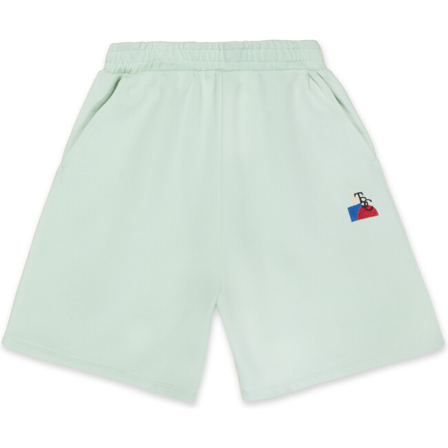 Organic Weekend Shorts in Frosty Jade