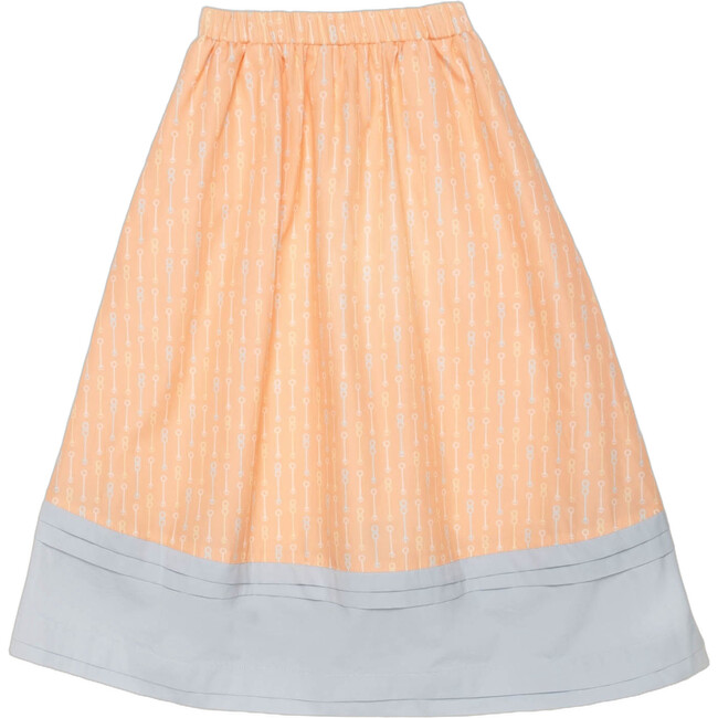 Organic Picnic Skirt in Creamsicle Wand