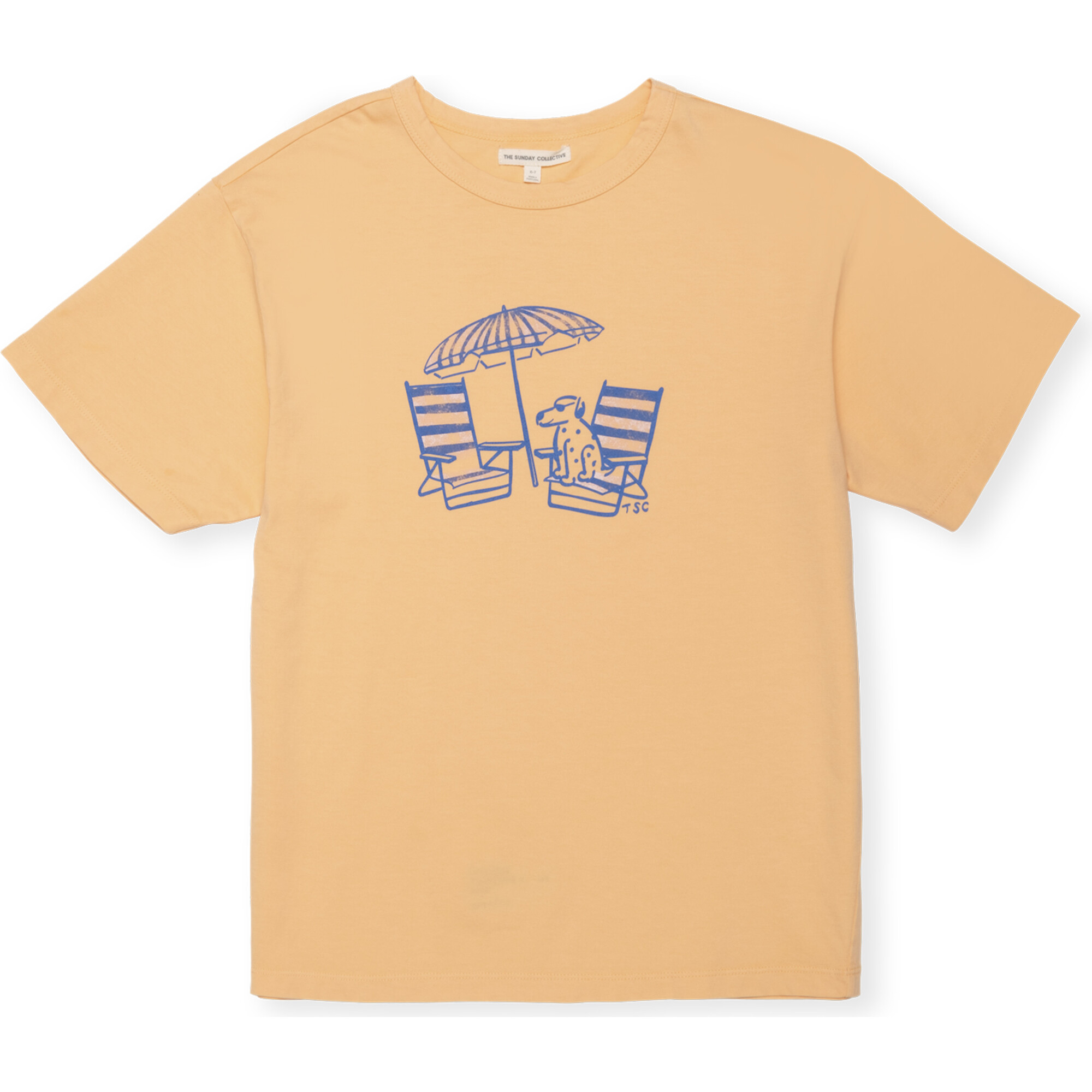 Organic Sunday Tee in Creamsicle - T-Shirts - 1