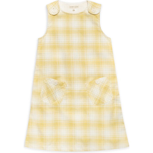 Jumper Dress in Daisy Plaid