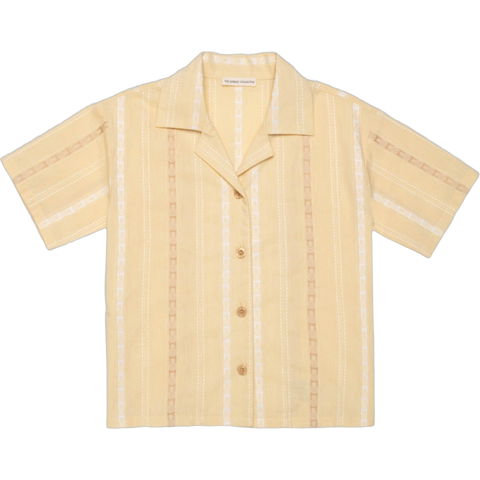 Bowling Shirt in Pineapple Stripe - Button Downs - 1