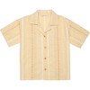 Bowling Shirt in Pineapple Stripe - Button Downs - 1 - thumbnail