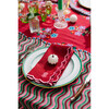 Icon Linen Napkins Set of 4 - Wine + Pink - Tableware - 3