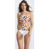 Paola Woman One-Piece Swimsuit, White - One Pieces - 1 - thumbnail