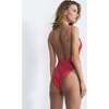 Pamela Woman One-Piece Swimsuit, Red - One Pieces - 2