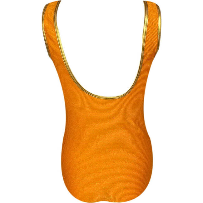 Ruby One-Piece Swimsuit, Orange - One Pieces - 4