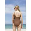 Lucia One-Piece Swimsuit, Brown - One Pieces - 3