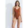 Harper Woman One-Piece Swimsuit, Copper - One Pieces - 1 - thumbnail