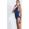 Giselle Woman One-Piece Swimsuit, Blue - One Pieces - 2