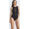 Dim Tulle Woman One-Piece Swimsuit, Black - One Pieces - 1 - thumbnail