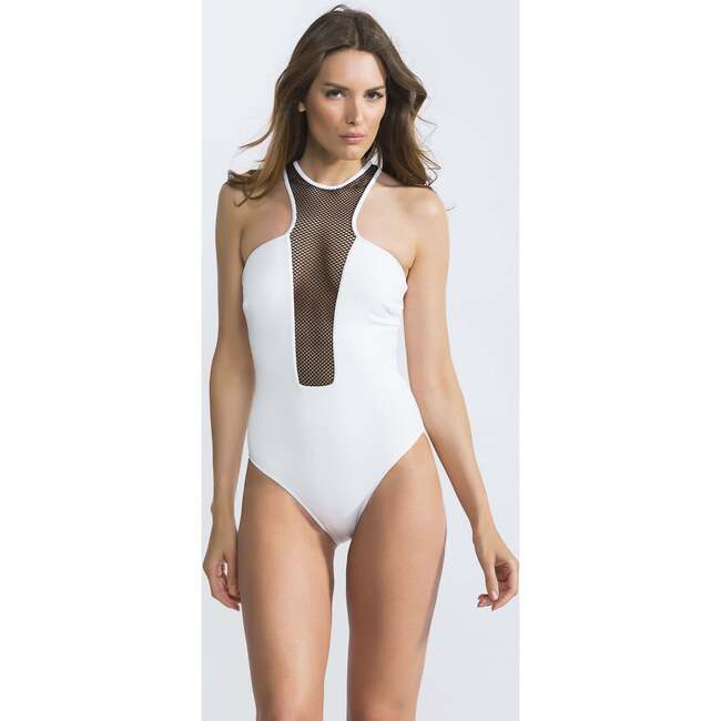 Desire Woman One-Piece Swimsuit, White