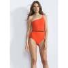 Dafne Woman One-Piece Swimsuit, Orange - One Pieces - 1 - thumbnail