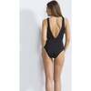 Dim Tulle Woman One-Piece Swimsuit, Black - One Pieces - 3